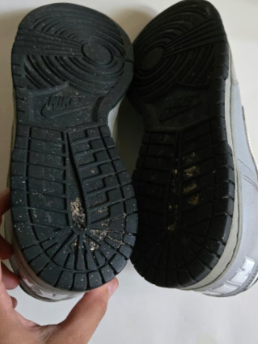 Nike Big Nike Low Grey White Retro Sneakers Size 8 - Picture 8 of 9